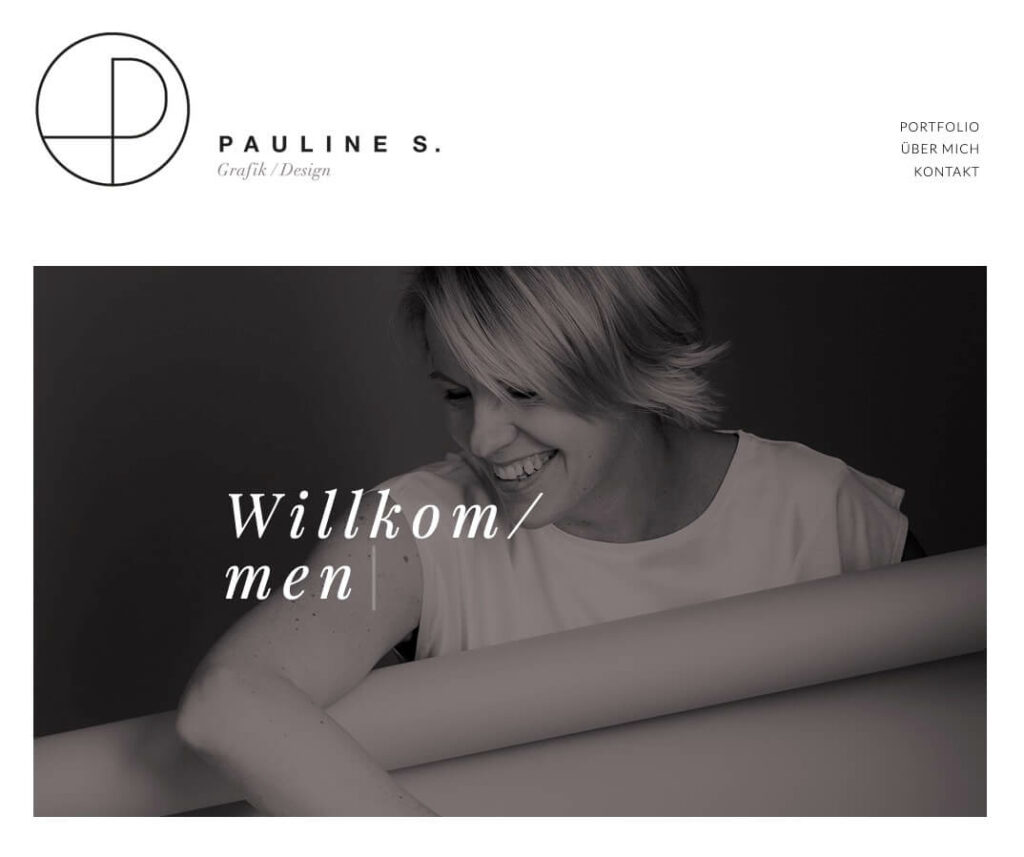 Screenshot Webseite Pauline S